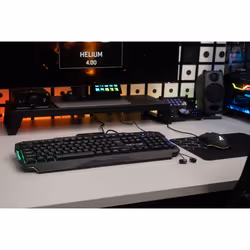 The G-Lab Combo Helium clavier Souris incluse USB AZERTY Français Noir - Vue supplémentaire 5