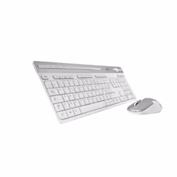 Bluestork BS-PACK-WL-OFFICE-FR, Taille réelle (100 %), RF sans fil, Blanc, Souris incluse
