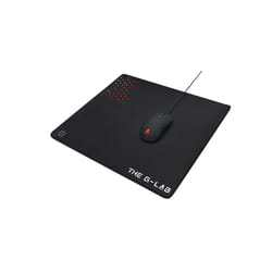 The G-Lab PAD CAESIUM Tapis de souris de jeu Noir, Multicolore