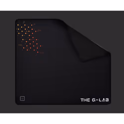 The G-Lab PAD CAESIUM Tapis de souris de jeu Noir, Multicolore