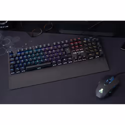 The G-Lab Keyz Carbon Evolution clavier Jouer USB AZERTY Français Noir