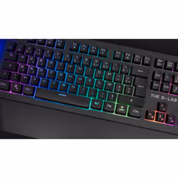 The G-Lab Keyz Palladium clavier USB AZERTY Français Noir - Vue supplémentaire 5