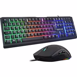 Pack Gamer 2 en 1 - The G-Lab - COMBO IRIDIUM - Souris Filaire - Clavier Filaire