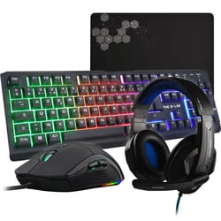 THE G-LAB COMBO-SELENIUM Combo Gaming Clavier-Souris-Casque-Tapis de Souris -  Keyz160 FR Kult 170 Korp 100 + Tapisrp 100 + Tapis