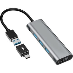 Hub USB 2.0 + HDMI 3 ports Bluestork