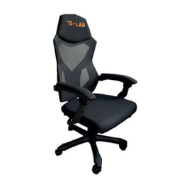 The G-Lab KS-RHODIUM-A Siège pour jeu vidéo Siège de jeu universel Chaise avec assise rembourrée Noir