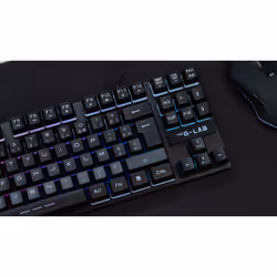 The G-Lab Keyz Caesium TKL clavier USB AZERTY Français Noir