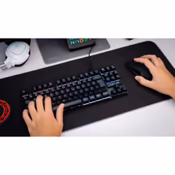 The G-Lab Keyz Caesium TKL clavier USB AZERTY Français Noir - Vue supplémentaire 4