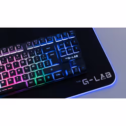 The G-Lab Keyz Caesium TKL clavier USB AZERTY Français Noir - Vue supplémentaire 5