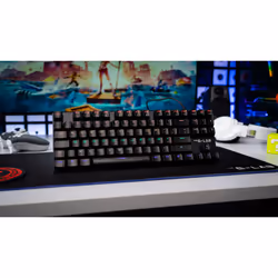 The G-Lab Keyz Mercury clavier USB AZERTY Français Noir