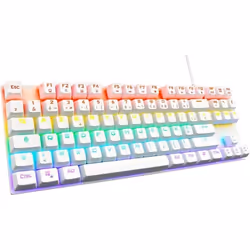Clavier gamer THE G-LAB KEYZ MERCURY FR BLANC