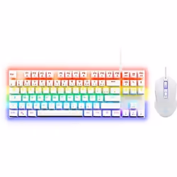 Pack clavier et souris gamer THE G-LAB COMBO MERCURY/W FR 2 EN 1