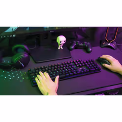 The G-Lab Keyz Carbon EX clavier Jouer USB AZERTY Français Noir - Vue supplémentaire 4