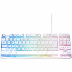 Clavier gamer THE G-LAB KEYZ CAESIUMT FR BLANC