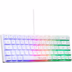 Clavier gamer THE G-LAB KEYZ HYDROGEN FR BLANC