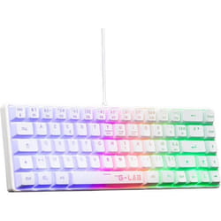 Clavier gamer THE G-LAB KEYZ HYDROGEN FR BLANC