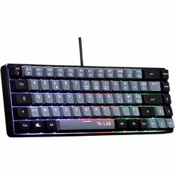 Clavier gamer THE G-LAB KEYZ HYDRO FR GRIS/NOIR
