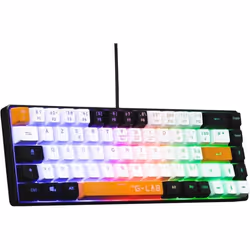 Clavier gamer THE G-LAB KEYZ HYDRO FR NOIR/ORANGE/GRIS