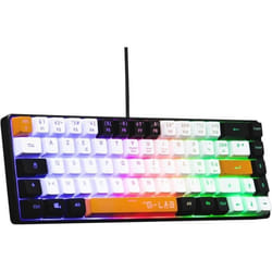 Clavier gamer THE G-LAB KEYZ HYDRO FR NOIR/ORANGE/GRIS