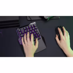The G-Lab Keyz Thorium clavier Jouer AZERTY Noir
