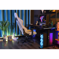 The G-Lab K Seat Platinium Siège de jeu universel Siège rembourré Gris - Vue supplémentaire 5