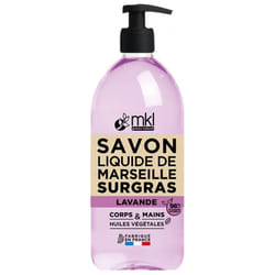 MKL Green Nature Savon Liquide de Marseille Surgras Lavande 1 L