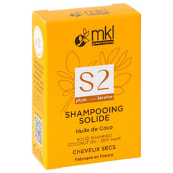 MKL Green Nature Shampoing Solide Huile de Coco Cheveux Secs 65 g