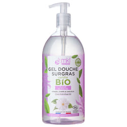 MKL Green Nature Gel Douche Surgras Fleur Blanche Bio 1 L