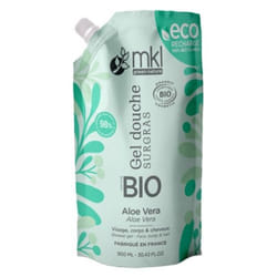 MKL Green Nature Gel Douche Surgras Aloe Vera Éco-Recharge Bio 900 ml