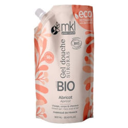 MKL Green Nature Gel Douche Surgras Abricot Éco-Recharge Bio 900 ml