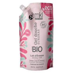 MKL Green Nature Gel Douche Surgras Lait d'Ânesse Éco-Recharge Bio 900 ml