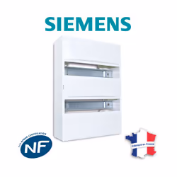 Description générale Tableau électrique nu à équiper de marque SIEMENS, conçu pour un montage en GTL (gaine technique de loge ...