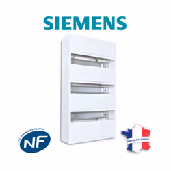 Description générale Tableau électrique nu à équiper de marque SIEMENS, conçu pour un montage en gaine technique de logement  ...
