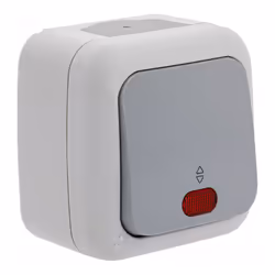 Description du produit : Va et vient à voyant étanche (gris) Grâce à sa fonction IP54, la gamme étanche VIKO offre une grande ...