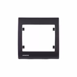 SIEMENS Delta Iris Plaque simple anthracite Assemblez cette plaque simple avec un mécanisme de prise de courant ou interrupte ...