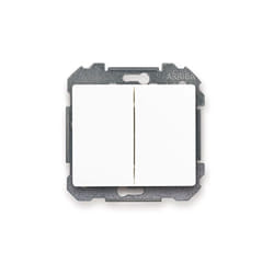 Delta iris interrupteur double va et vient blanc SIE266672 - Siemens