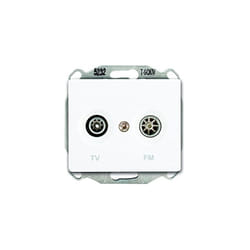 Siemens Delta Iris Prise Tv Fm Blanc Sie266740