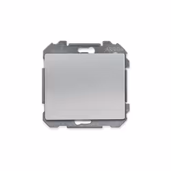 SIEMENS Delta Iris Bouton poussoir - Silver Le mécanisme silver bouton poussoir, de la marque Siemens, s'équipe d'une plaque  ...