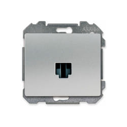 Siemens - Prise Informatique RJ45 Alu Silver Delta iris