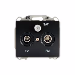 Prise TV/FM/SAT Anthracite Delta IRIS SIEMENS Une grande variété de choix haut de gamme La gamme d'appareillage Delta Iris Si ...