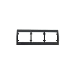 Siemens - delta iris plaque triple horizontale anthracite SIE267037