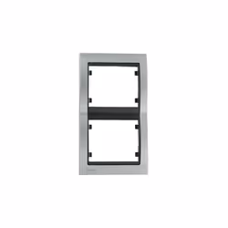 Plaque Double Verticale Metal Alu Delta IRIS SIEMENS Une grande variété de choix haut de gamme La gamme d'appareillage Delta  ...