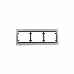 Plaque Triple Horizontale Metal Alu Delta IRIS SIEMENS Une grande variété de choix haut de gamme La gamme d'appareillage Delt ...