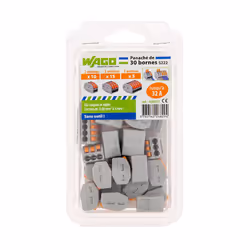 Description générale Les bornes de connexion automatique de la série S222 de Wago sont des connecteurs universels adaptés à t ...