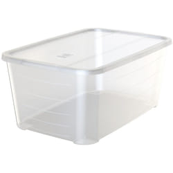 Boîte en plastique avec couvercle life story 45l - Multicolore