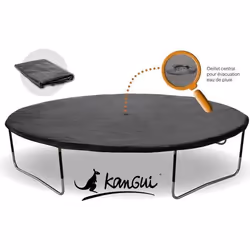 Kangui Couverture Trampoline Ø 2.44M Noire