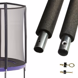 Set de poteaux de filet Ø32mm pour trampolines Adaptable sur de nombreux trampolines sous réserve que le diamètre du poteau s ...
