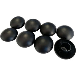 Kangui - Lot de 8 capuchons de poteaux noir 25mm pour trampoline
