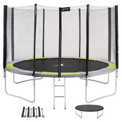 Trampoline rond Ø430cm avec filet, échelle, bâche et kit d'ancrage - RALLI 430
