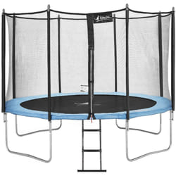 Trampoline de jardin 366 cm + filet de sécurité + échelle Normes eu Montage facile - Kangui